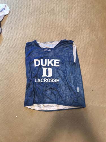 DUKE LACROSSE PRACTICE/PREGAME JERSEY *COLLEGE WORN*