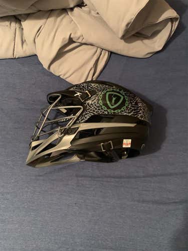 New Matte Black Adrenaline Blackcard R Helmet Adult