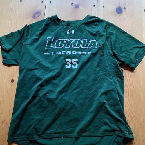 Green Loyola Practice Under Armour Shirt