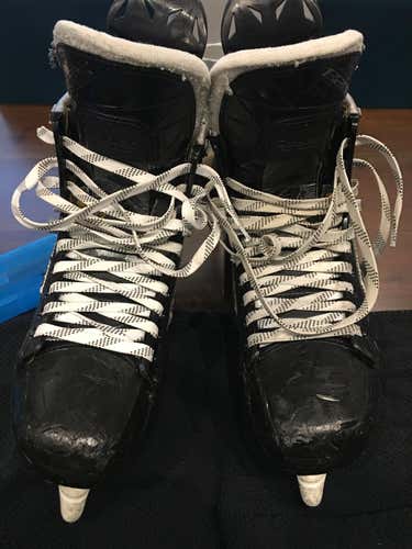 Bauer Supreme 1S Skates Senior Size 8.5, width D, extra set of blades and Super feet inserts