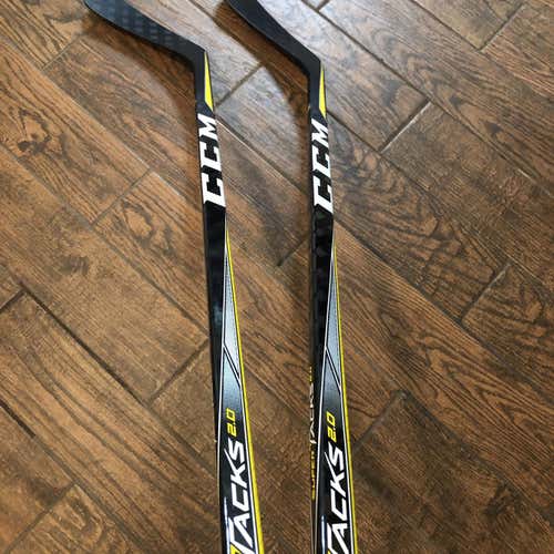 2 Pack New Super Tacks 2.0 Hockey Stick Lefty Toe Senior Pro Stock P90 75
