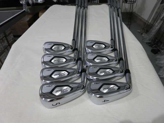 Titleist 718 AP3 Iron Set - 4-PW, AW - AMT R300 Regular Steel - NEAR MINT - LH