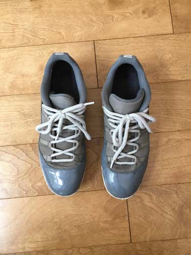 Jordan 11 TD Cleats “Cool Grey”