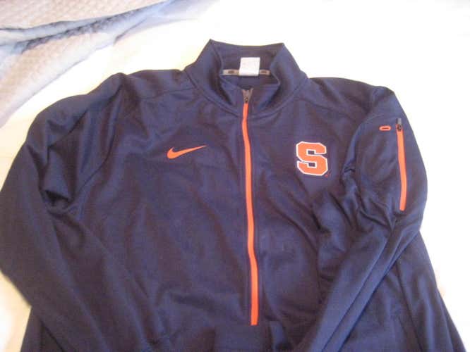 Nike Syracuse lacrosse team issued jacket L large Vapor