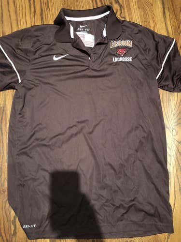 Brown Lacrosse Nike Polo Shirt Adult