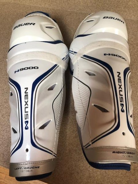New Bauer Shin Pads Senior Pro Stock