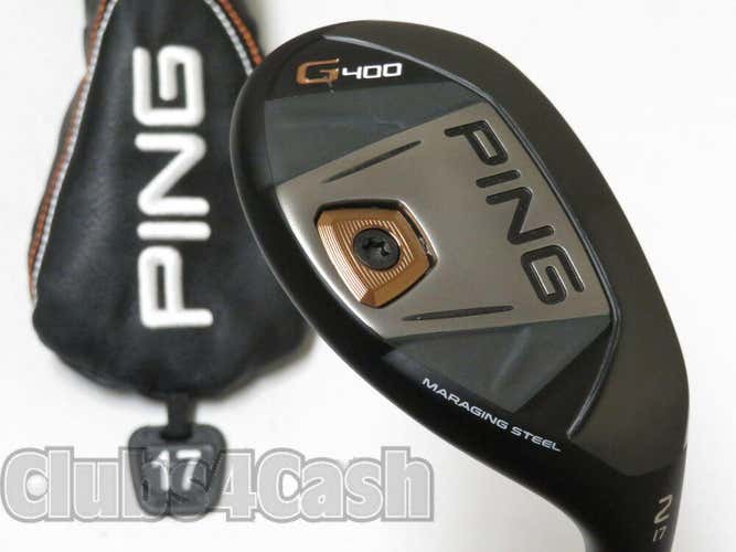 Ping G400 Hybrid 17* 2H ALTA CB 70 Regular Flex +Cover ... MINT  #35602