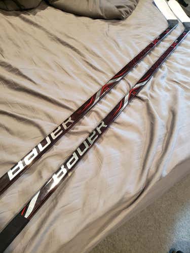 (2 pack) Bauer Nexus 2N Pro  Lefty Toe Senior Pro Stock