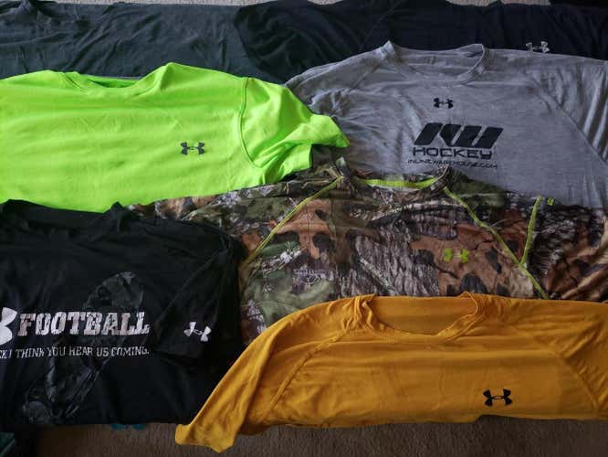 7 adult Under Armour Shirts