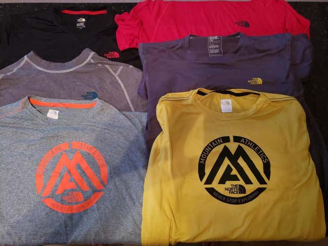 6 The North Face Shirts Adult