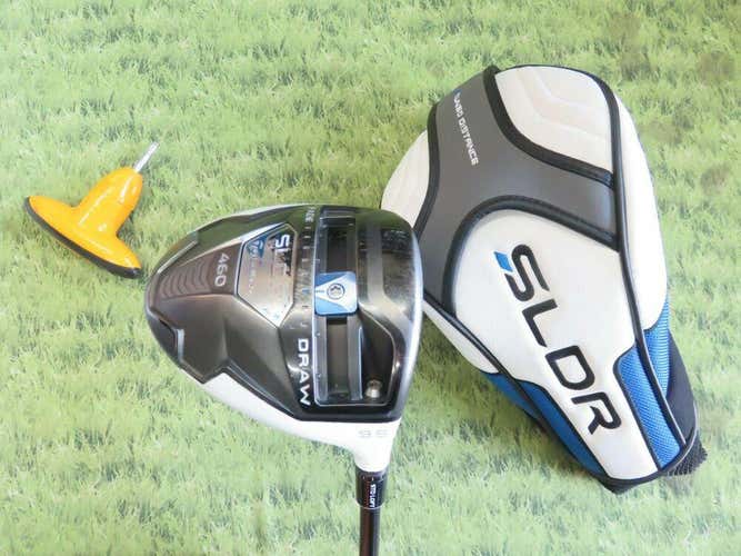 TaylorMade SLDR WHITE 9.5* Driver Speeder STIFF + TOUR HC + TOOL ... #5642 No Trades