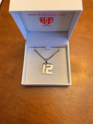 NEW Stainless steel Number 12 Number Pendant FSOT! Taking Offers