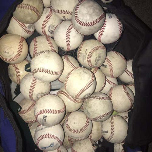 18 Used Wilson Baseballs