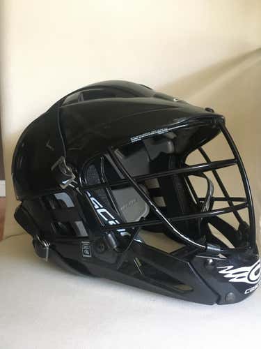 Black Cascade Lacrosse CS Youth Helmet Youth One Size Fits Most