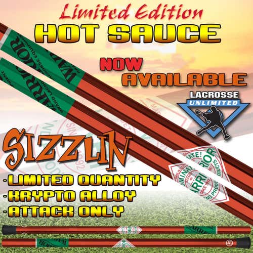 limited edition warrior hot sauce shaft *only 300 made*