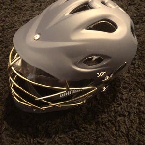 New TII Helmet Adult Custom Matte Navy w/ Gold Cage