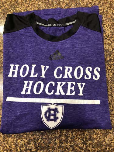 Holy Cross Hockey Team Issued Adidas T-Shirt