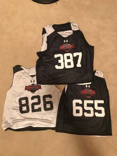 Three Under Armour All America Lacrosse Jerseys