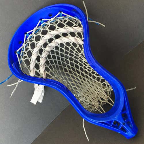 Royal Blue Dyed SringKing Mark 2V w/ Grey Hero Mesh Mesh - Lacrosse Head