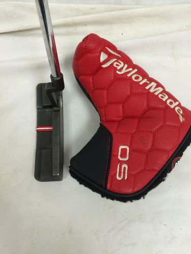 TaylorMade OS Daytona CB 12 35.5" Putter w/ Head Cover