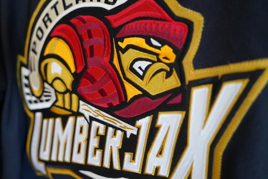 NLL Portland Lumberjax Reebok Jersey Mint Condition Size 54