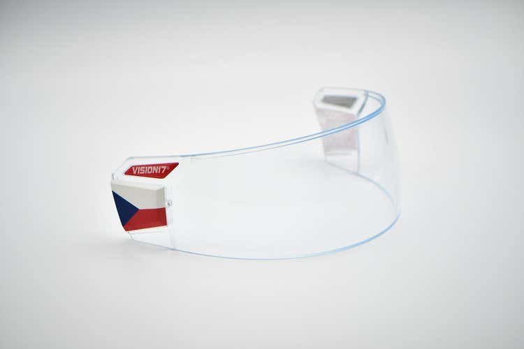 Ronin Hiro-3 PRO  Hockey Visor (CE Certified) Straight-Cut (w/ CZECH Caps!)