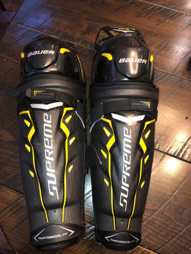 New Bauer Supreme TotalOne NXG Shin Pads Senior Pro Stock 15"