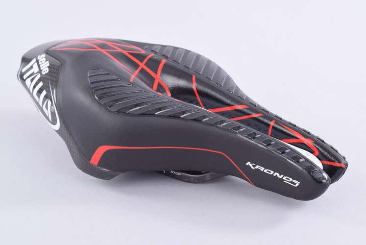 NEW Selle Italia Kronos Tekno Flow Time Trial Saddle 135x260mm Carbon Rail