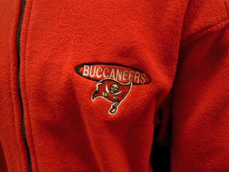 MENS NFL RETRO LOGO TAMPA BAY BUCCANEERS HOODIE SWEATER ORANGE LARGE L NWT