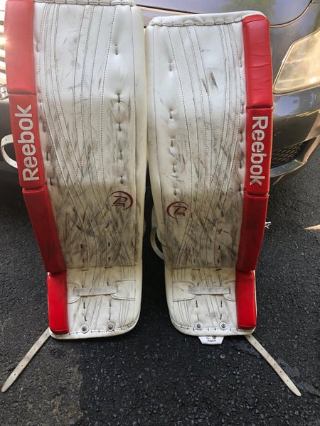Reebok Premier 4 Pro Goalie Leg Pads Senior Pro Stock 36”+1