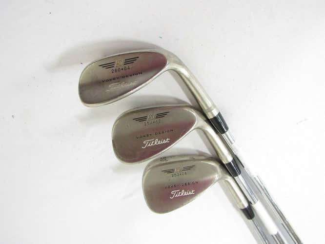 Titleist Vokey Wedge Set 60,54,52 Righty