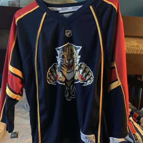 Florida Panthers Blank Home Reebok Jersey Youth L/XL