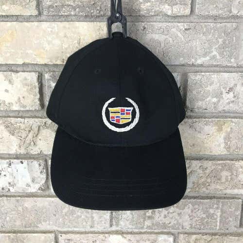 Cadillac Dad Hat Cap Strapback Black Vehicle Cap America Men Not Vtg 90s Hip Hop