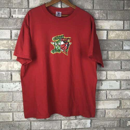 Vtg 90s Gumby And Pokey Mens Large 3D Cartoon Claymation Vintage Retro OG Clay