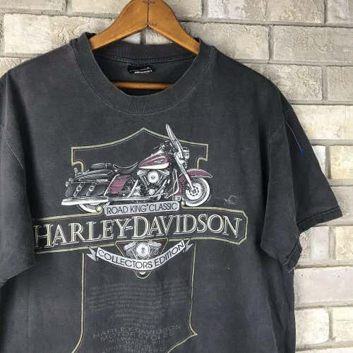 VTG 1998 Harley Davidson Mens Large Cotton T Shirt Road King Classic Vintage 90s