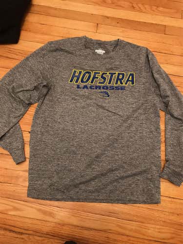 Hofstra Lacrosse Long Sleeve Dry Fit Large New