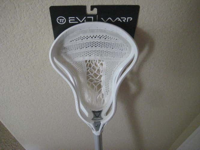 New Warrior Evo Warp lacrosse complete stick Krypto pro shaft mid low