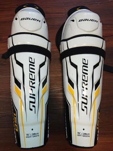 New Bauer Supreme 150 Shin Pads Senior