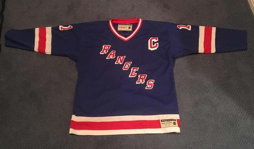 Mark Messier Youth XL Jersey Stitched
