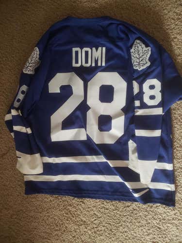 Tie Domi Nike Toronto Maple Leafs Jersey Large