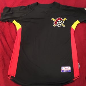 Pittsburgh Pirates Team Issued Size 50 MLB Majestic Cool Base Batting Practice Jersey, Size 50