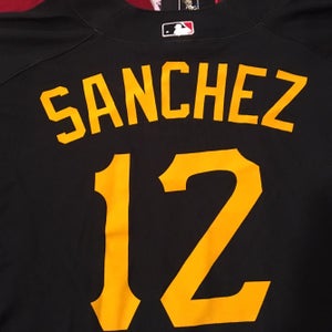 Freddy Sanchez #12 Pittsburgh Pirates Authentic Majestic MLB Batting Jersey Size XL NEW