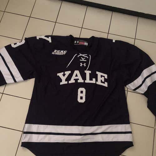 Yale NCAA Game Worn Jersey