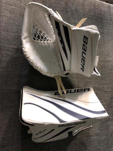 New RX6 Goalie Glove & Blocker Full Right Junior