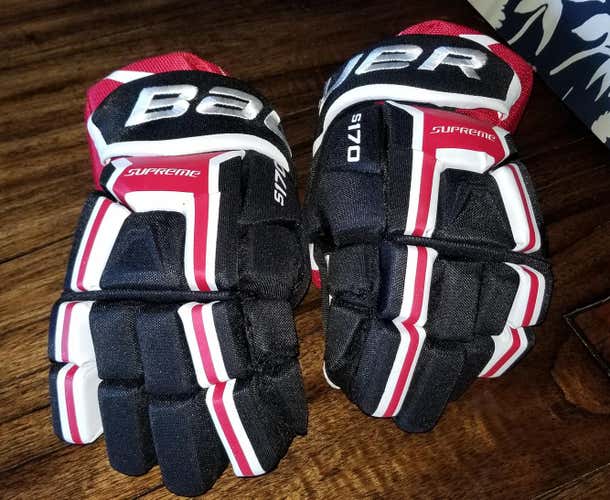 New Bauer Supreme 170 Gloves Senior Pro Stock