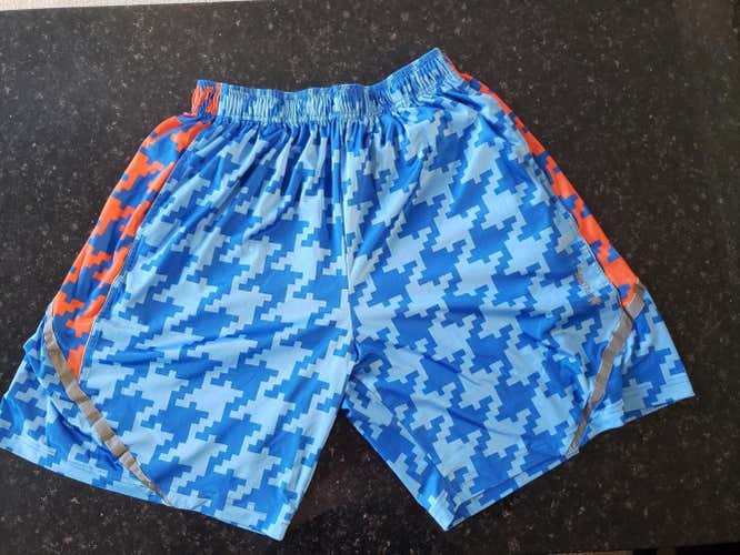 Orange and Blue lax shorts