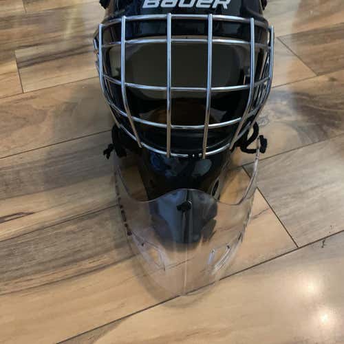 Bauer NME 3 Goalie Mask Junior w/ Throat Protector