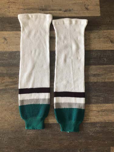 Knit Mighty Ducks Socks - Senior - Large