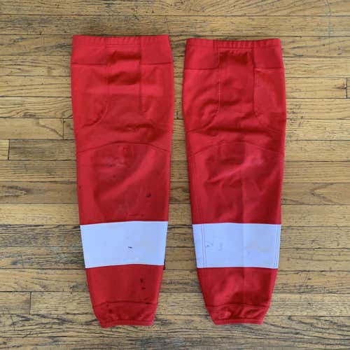 Detroit Red Wings Pro Stock Socks Senior Reebok