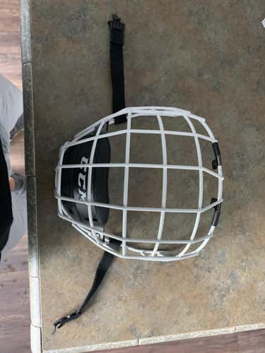 New CCM FM580 Cage Senior, White
